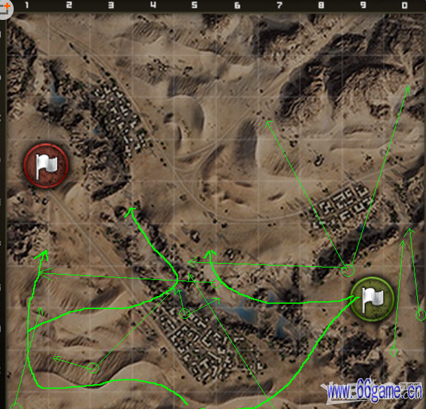 《坦克世界》荒漠小镇地图玩法详解