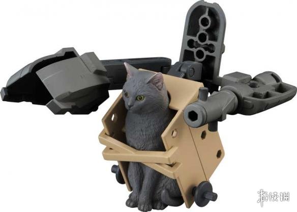 万代近日推出了一款新的玩具，这系列名为“猫武装”的玩具将可爱的猫咪和各式机械搭配在一起，又萌又有战斗力，各位猫控们还不来欣赏一下。