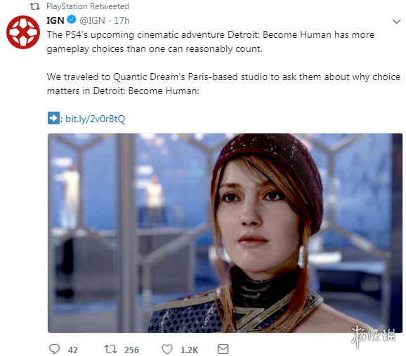 近日，外媒IGN公布了探访了Quantic Dream巴黎工作室的采访视频，透露了很多《底特律：我欲为人（Detroit: Become Human）》的信息，一起来看看吧！