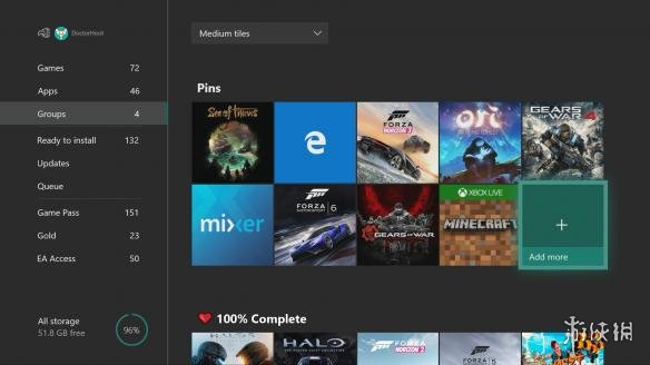 微软发布了Xbox One5月更新的内部预览版，而其中主要的内容是加入了在1080p及1440p分辨率下，对120Hz刷新率屏幕的支持。