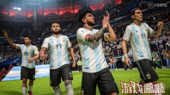 EA昨天公布了将于5月29日配信的《FIFA 18》“2018俄罗斯世界杯”DLC的首批官方截图，让我们一起来欣赏下吧！