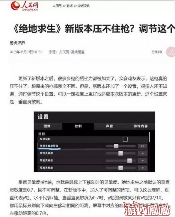 人民网是中国最具公信力的新闻媒体之一，通常报道的内容以党政新闻为主。但近日人民网游戏频道接连发了两篇关于《绝地求生》攻略，网友调侃：人民网，果然很人民。