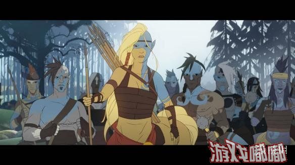 策略RPG游戏《旗帜的传说3(The Banner Saga 3)》昨天公布了一段新预告片，展示了传奇的半人马女战士Canary，让我们一起来感受下吧！