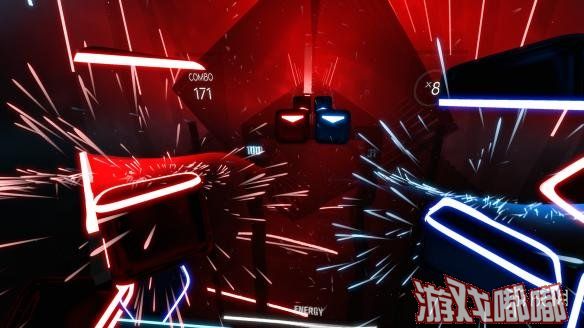 《节奏光剑》在登陆Steam和Oculus的首周共卖出了5万份游戏，营收达到100万美元，虽说没有中文，鉴于是一款VR音乐游戏并不妨碍玩家体验游戏的快感。