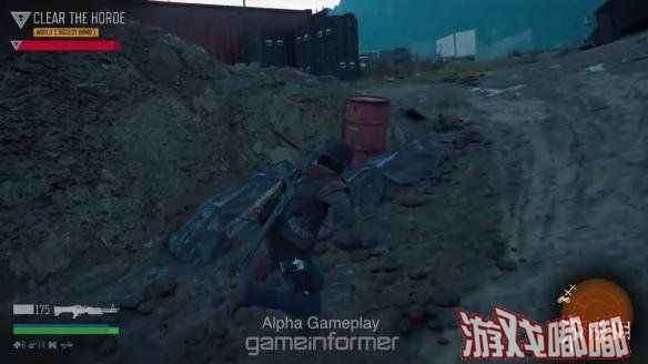 昨日，外媒GameInformer放出了《往日不再（Days Gone）》的一段最新演示视频，展示了游戏中玩家对抗大批丧尸群的玩法。