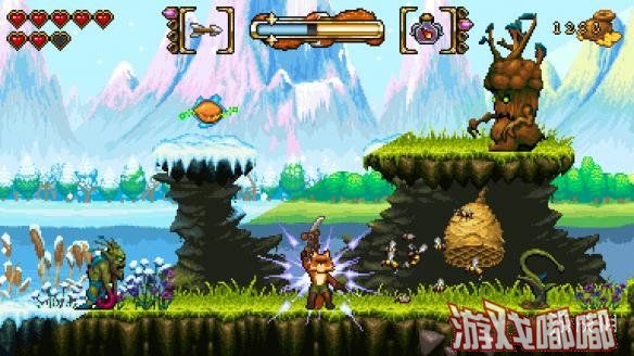 《狐狸森林》是一款16位风格闯关冒险类游戏，上周正式发售登陆Switch、PS4和Steam平台，Steam售价70元，暂不支持中文。