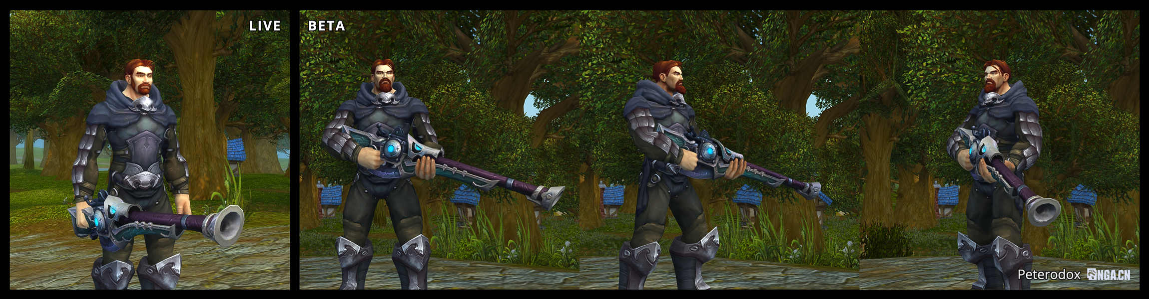 《魔兽世界》8.0资料片测试服猎人职业改动 角色持弓持枪站姿更新