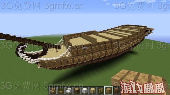 我的世界设计图怎么做 我的世界船怎么做 Minecraft船设计图 游戏嘟嘟