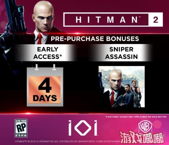 华纳发行、IOI打造的全新正统续作《杀手2（Hitman 2）》正式上架Steam平台，本作的PC配置需求和预购奖励也一同公开。
