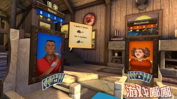 棋类游戏的粉丝们可以庆祝VR游戏《卡坦岛VR》在Steam上推出了，该游戏还支持Oculus Rift和Samsung Gear VR。