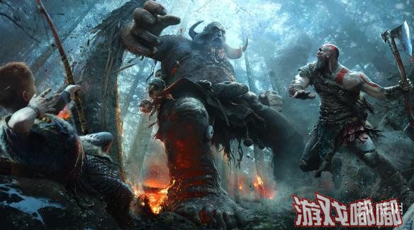 近日《战神（God of War）》新作开发商Santa Monica Studio公布了游戏的新一批全新概念原画，展示了游戏仅为壮观、震撼的游戏场景设定。