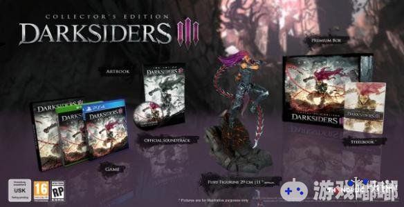 第三人称砍杀动作冒险游戏《暗黑血统3(Darksiders III)》昨天公布了发售日期，游戏将于11月27日发售，官方公布了各个游戏版本的详情，一起来了解下吧！