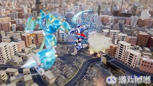 昨晚，一款和高达系列游戏非常类似的机甲对战游戏《践踏：机械城乱斗（Override: Mech City Brawl）》公布了首部实机演示预告并宣布游戏将在今年12月发售。