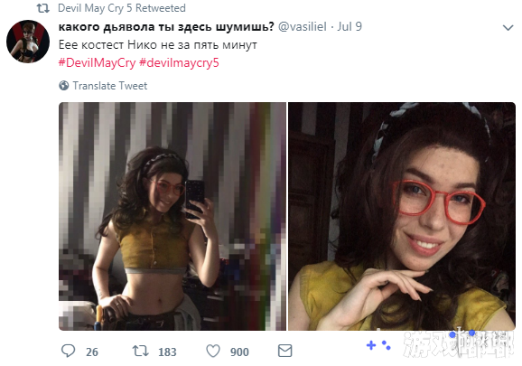 《鬼泣5（Devil May Cry V）》将于2019年春季发售，游戏虽然还没有发售，不过已经有玩家玩起了Cos，下面一起来看看俄国女玩家Cos的妮可。