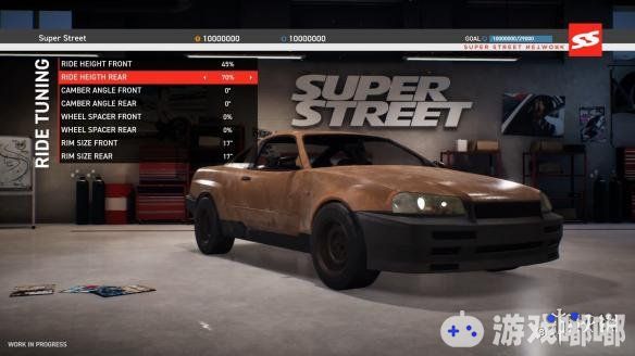 近日，著名改装车杂志《Super Street》推出了一款同名游戏，并且公布了首个游戏片段，一起来看看游戏中展示的强大自定义功能吧！