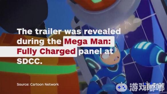 《洛克人：全面充能（Mega Man:Fully Charged）》卡通的首部预告在圣地亚哥漫展上公布。