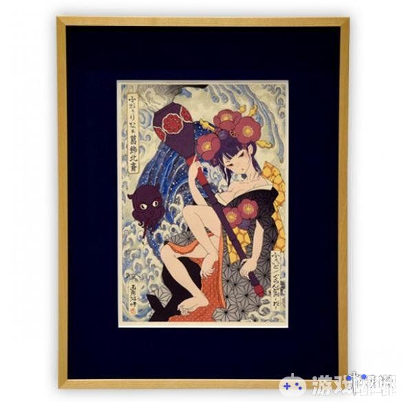 近日，《Fate/Grand Order》推出了一系列值得收藏的精美周边，木版画的葛饰北斋，经过涂装上色之后凸显花魁一般的性感风韵，一起来欣赏一下。