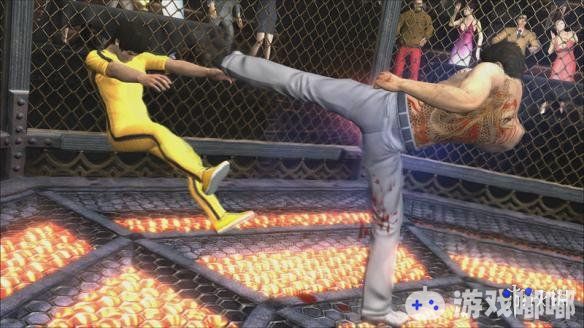 《如龙3（Yakuza 3）》是一部经典的黑帮主题动作冒险游戏。最近，制作方世嘉公布了一些游戏PS4重制版的高清截图，展现了热血地下格斗场中的对战！