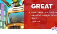 今日IGN为《煮糊了2》给出了评分：8.5分，IGN的编辑认为《胡闹厨房2》非常有趣。
