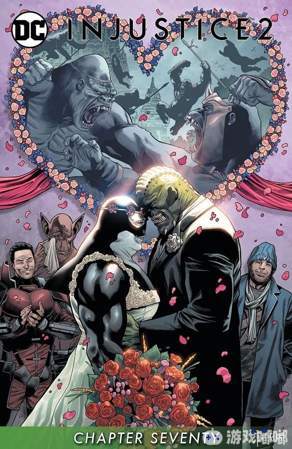 日前，在DC官方出品的最新漫画中，确认了小丑女和毒藤女已经结婚了。早已行过房事的她们虽然在这期中没有出现两人婚礼的画面，但在后续期刊中期待可以见到婚礼场面。