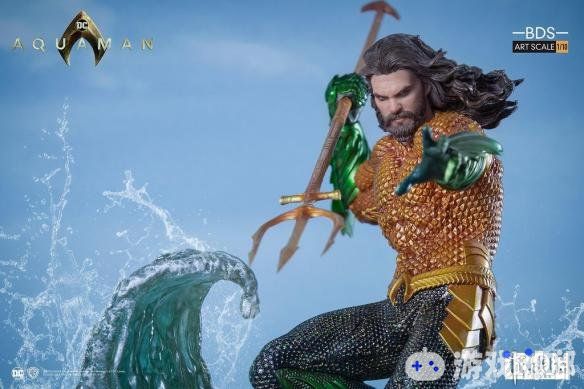 温子仁导演最新的超级英雄电影《海王》将于2018年12月21日在美国上映，近日，巴西知名的雕塑厂推出了《海王》主题雕塑，一起来看看吧！