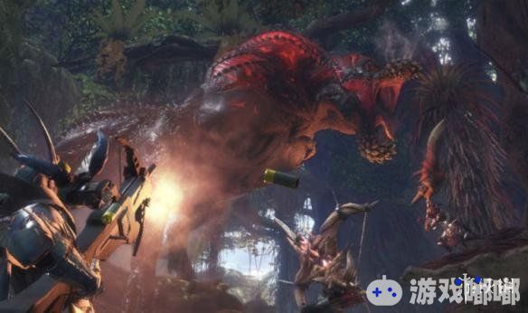 今日Steam上的《怪物猎人：世界》正式迎来了了第一个大型DLC更新。本次更新中玩家可以在上位探索及任务中遇到新魔物“恐暴龙”，击败恐暴龙后不仅可以制作全新残虐套装和武器外，还将新获得辅助装备“龙耐性衣装”。