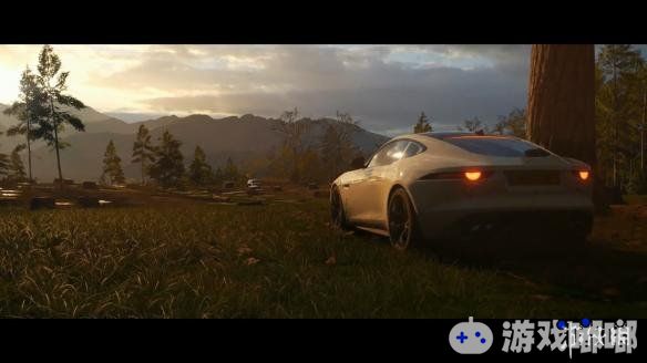 微软最新《极限竞速：地平线4（Forza Horizon 4）》预告片公布，《动物世界》风格十分搞笑，车辆模拟动物捕猎和迁徙。