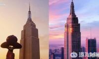 近日，有玩家亲自对比了《漫威蜘蛛侠（Marvels Spider-Man）》游戏与现实中曼哈顿城场景，众多地标性建筑物完美还原。