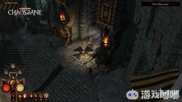 近日，被称为奇幻战锤系列首部ARPG游戏的《战锤：混沌祸害（Warhammer: Chaosbane）》公布了首部实机演示，展示了这款斜俯视角游戏大体的玩法特色。