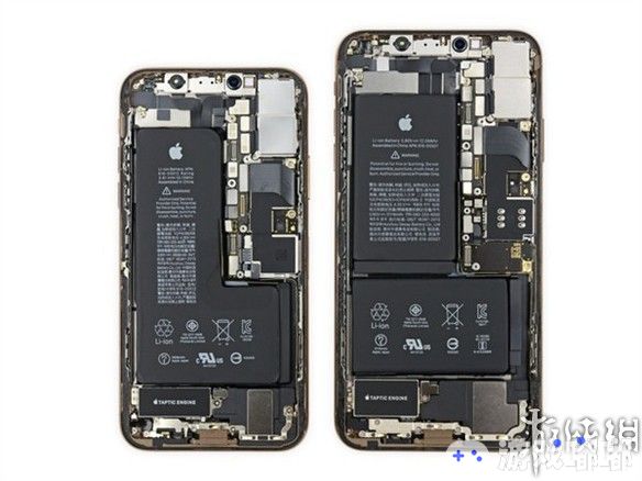 据悉，拆解发现，iPhone XS今年配备了2659mAh的L形一体式电池，XS Max是3179mAh的L形分离式电池，而去年的iPhone X是2716mAh。