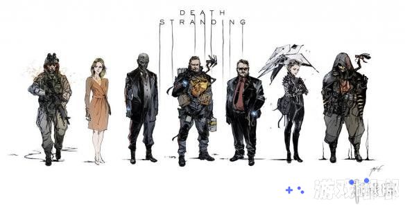 日前，小岛秀夫公布了一张《死亡搁浅（Death Stranding）》中主要角色的设定图，不过这还不是全部阵容，小岛表示未来可能还会有更多角色。