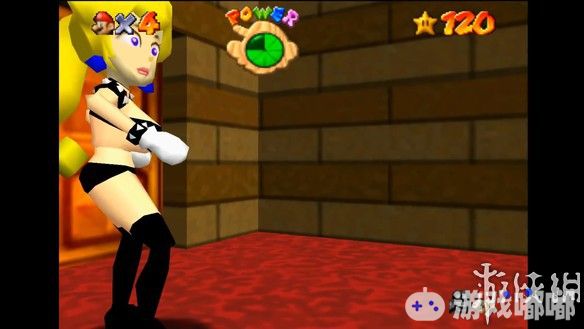 玩家打造的《超级马里奥64》库巴公主模型来自碧琪，但同时他也为库巴公主加入了投掷火球的技能，并且很好地还原了各种同人画作中所描绘的身材比例。