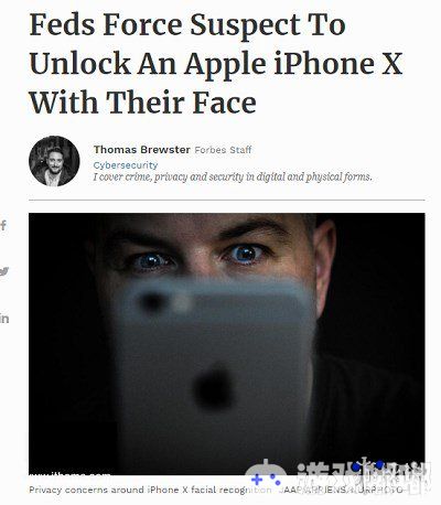 据《福布斯》的爆料，FBI在最近的一项调查中首次强迫犯罪嫌疑人使用Face ID来解锁iPhone，在此之前，相关机构通常都只能通过Grayshift制造的GrayKey来进行解锁。