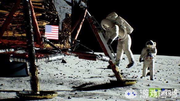 近日，英伟达采用最新的实时光线追踪技术还原了“阿波罗11号”登月时候的景象，整体的渲染效果非常出色，仿佛是在月球上拍下来的一样。