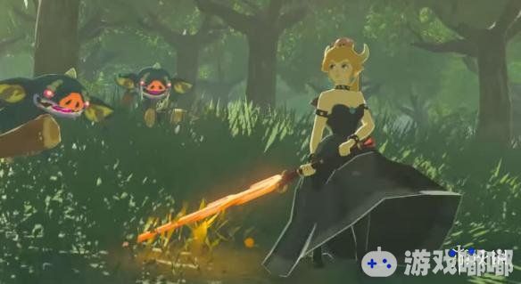 最近大神玩家制作了《塞尔达传说：荒野之息（The Legend of Zelda: Breath of the Wild）》库巴姬MOD并放出了演示视频，林克化身为性感的库巴姬，福利满满！让我们一起来看看吧！
