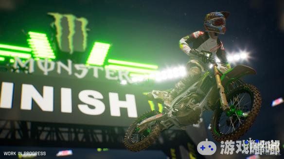 由“魔爪”能量饮料赞助的新作《怪物能量超级越野赛车》（Monster Energy Supercross - The Official Videogame 2）加入生涯模式，让玩家体验专业摩托车手的生涯。