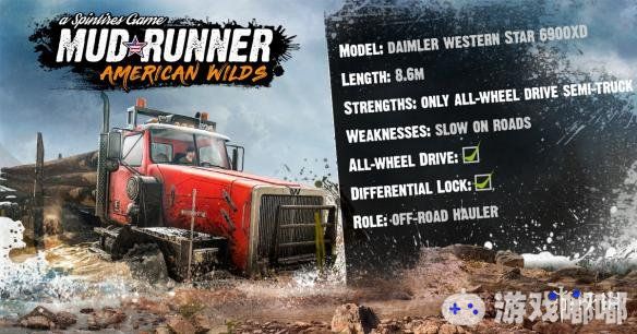 被称为“战斗民族的欧卡”的卡车模拟游戏《旋转轮胎：泥泞奔驰（Spintires: MudRunner）》将在本月底发售的“美国荒野”DLC中全部的载具车型目前均已公布，在这里小编就为大家做一篇简要的整理说明。