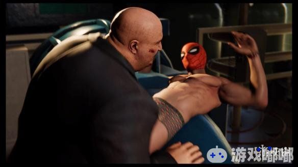 《漫威蜘蛛侠（Marvels Spider-Man）》的“新游戏+”模式最近已上线，玩家发现利用“赤身”战衣可获得蜘蛛侠与金并“哲学肉搏”的滑稽图片！