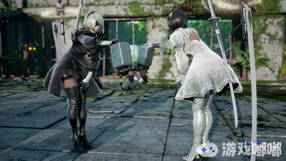万代南梦宫将在《灵魂能力6（SoulCalibur VI）》中加入《尼尔：机械纪元》的女主2B，最近他们公布了43张精美的高清游戏截图，黑白两色套裙尽显2B性感魅力！