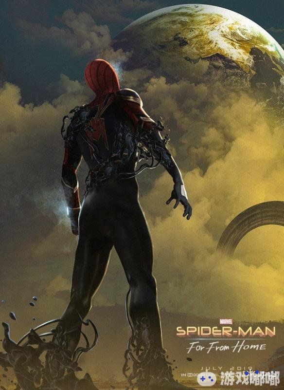 近日，有网友曝光了电影《复仇者联盟3：无限战争》中，未采用的小虫战衣设计图。胸前的蜘蛛Logo显眼且有光泽。