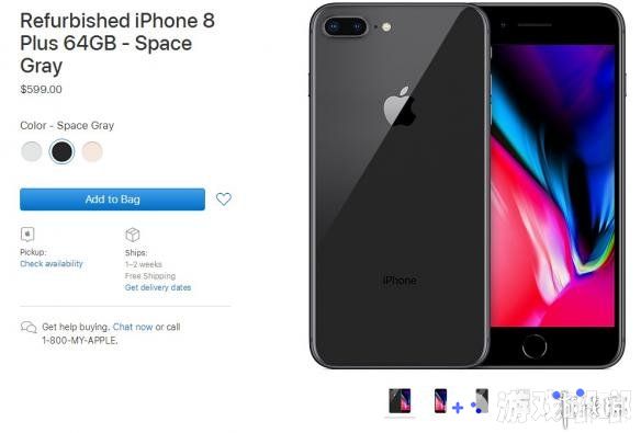 近日，苹果推出了iPhone 8系列官翻版。均为64GB版本，iPhone 8售价499美元，iPhone 8 Plus售价599美元。