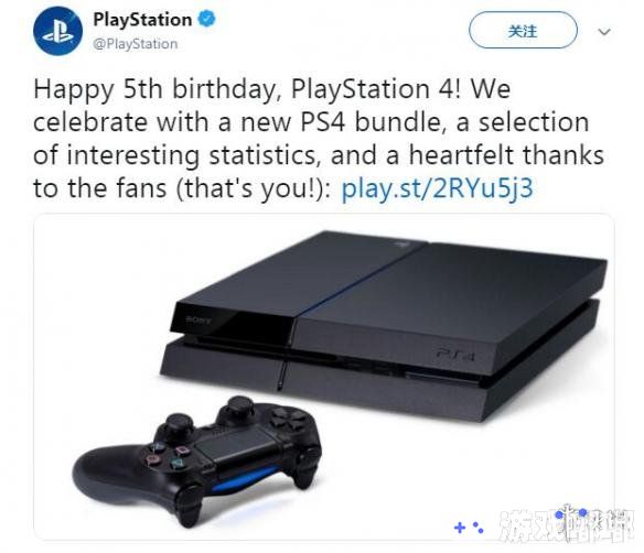 索尼PlayStation 4主机已经迎来了五周年庆，官方公布了大量相关数据以及一个新的《使命召唤15》捆绑包以示庆祝。COD、FIFA系列最受欢迎而《战神4》是官方最爱！