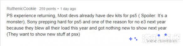 最近有消息称索尼下代主机PlayStation 5会在明年年中公布，并会在2019 PSX上正式宣告，而2020年它就会上市发售！如果传言为真，这就能解释为什么索尼放弃明年的E3展会了！