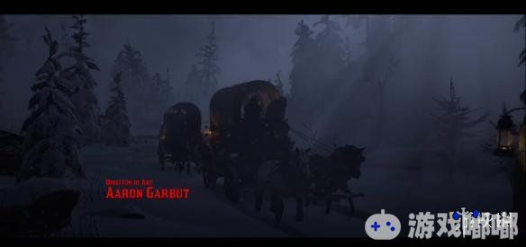 最近，RockstarIntel曝光了一张《荒野大镖客Online》的游戏截图，它似乎展示了在线模式中的首个任务，玩家需要从一辆马车中逃离！《大镖客OL》将于本月底上线。
