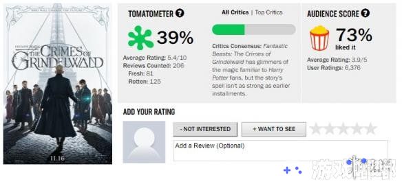 近日上映的电影《神奇动物2》内地票房已经突破2亿啦！国内外观众对该影片的评价参差不一，一起来看看吧。