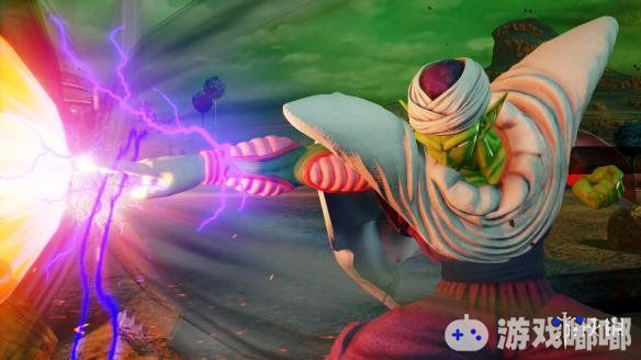 万代南梦宫近日放出了《Jump大乱斗（Jump force）》中参战角色——《龙珠》中的两个角色短笛和沙鲁在游戏中的4K画质截图。一起来看看吧！