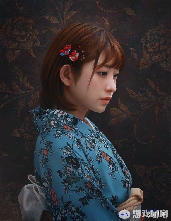 近日，日本油画大神冈靖知公布了一组新作，每一幅画都表现的栩栩如生，甚至以假乱真，我们一起来欣赏一下他的作品吧！