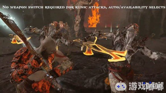 网友发现《战神4》良性Bug，“混沌之刃”与“利维坦之斧”同时使用冰火技能将同时出现，一起来看看吧！