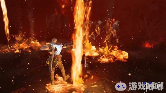 网友发现《战神4》良性Bug，“混沌之刃”与“利维坦之斧”同时使用冰火技能将同时出现，一起来看看吧！