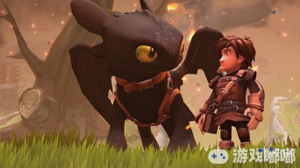 《驯龙高手：新骑士的黎明》首个预告今天发布，这款游戏和电影同步上市，激烈壮阔的战斗。